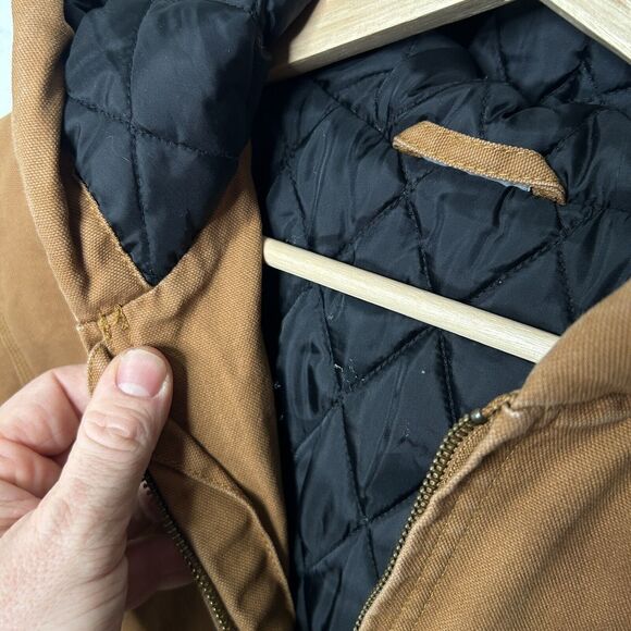 Carhartt Canvas Quilt-Lined Jacket “Tan Brown” - Picture 5 of 5